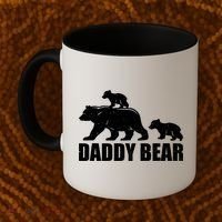 Daddy Bear 2 Cubs Daddy Bear Twin T Dad 2 T Coffee Mug thumb 2