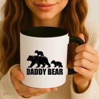 Daddy Bear 2 Cubs Daddy Bear Twin T Dad 2 T Coffee Mug thumb 3