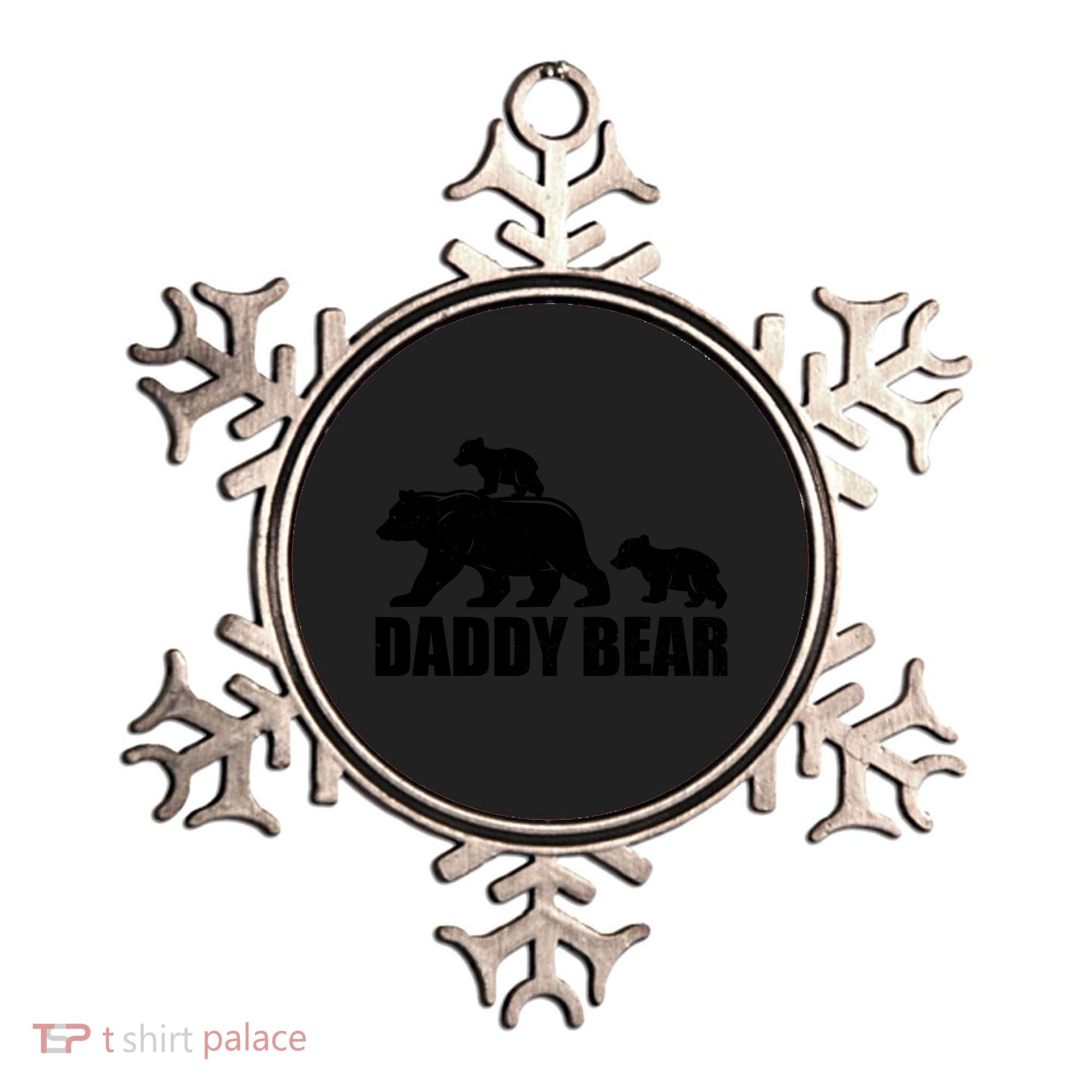 Daddy Bear 2 Cubs Daddy Bear Twin T Dad 2 T Ornament