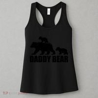 Daddy Bear 2 Cubs Daddy Bear Twin T Dad 2 T Women's Tank Top thumb 3