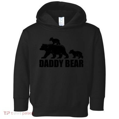 Daddy Bear 2 Cubs Daddy Bear Twin T Dad 2 T Toddler Hoodie