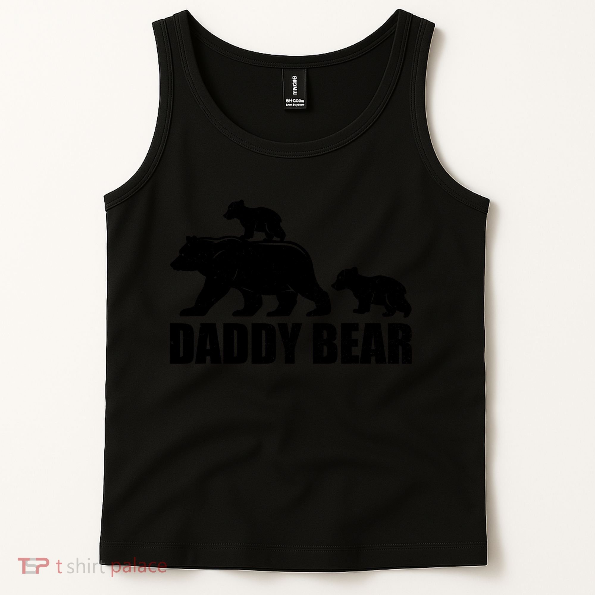 Daddy Bear 2 Cubs Daddy Bear Twin T Dad 2 T Tank Top