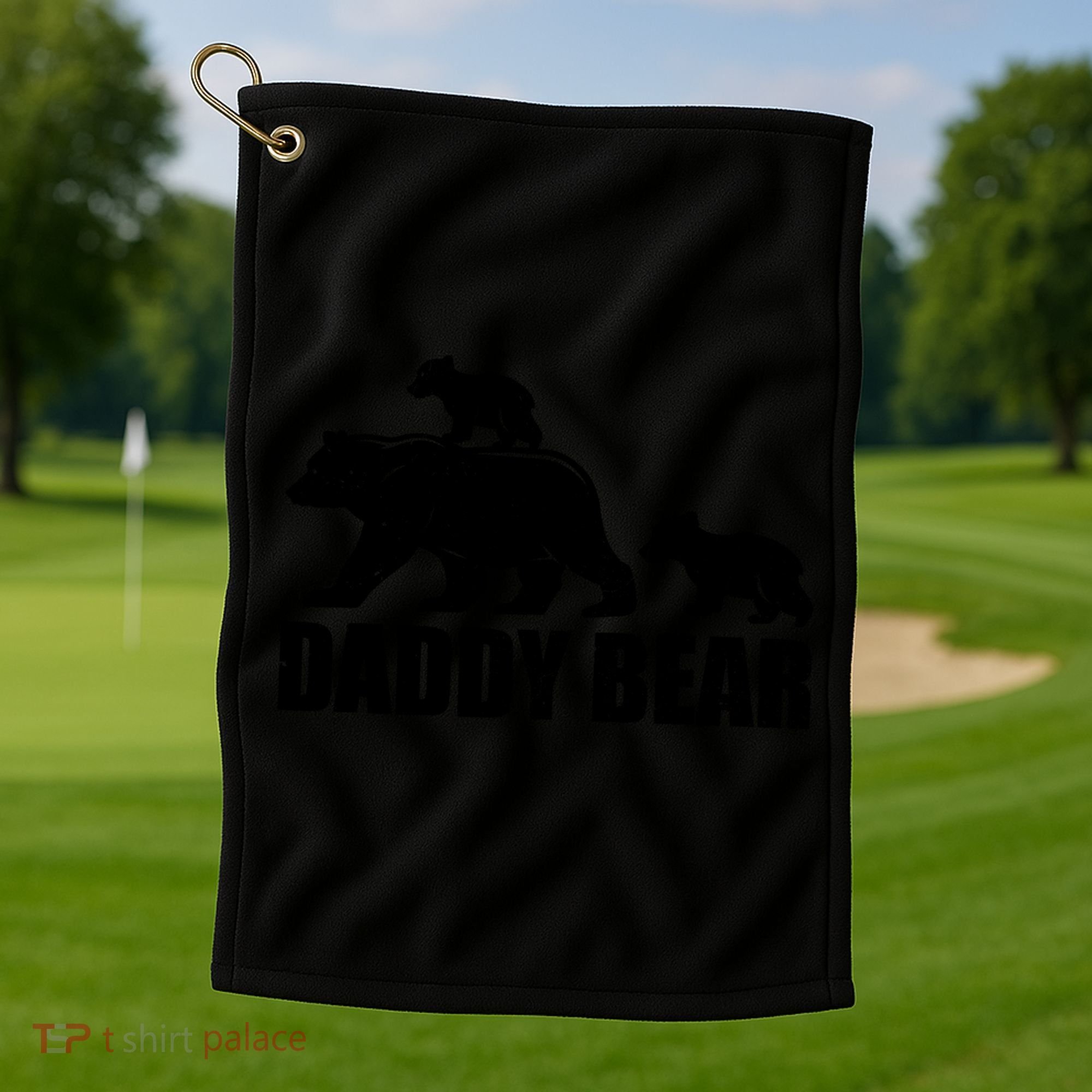 Daddy Bear 2 Cubs Daddy Bear Twin T Dad 2 T Golf Towel