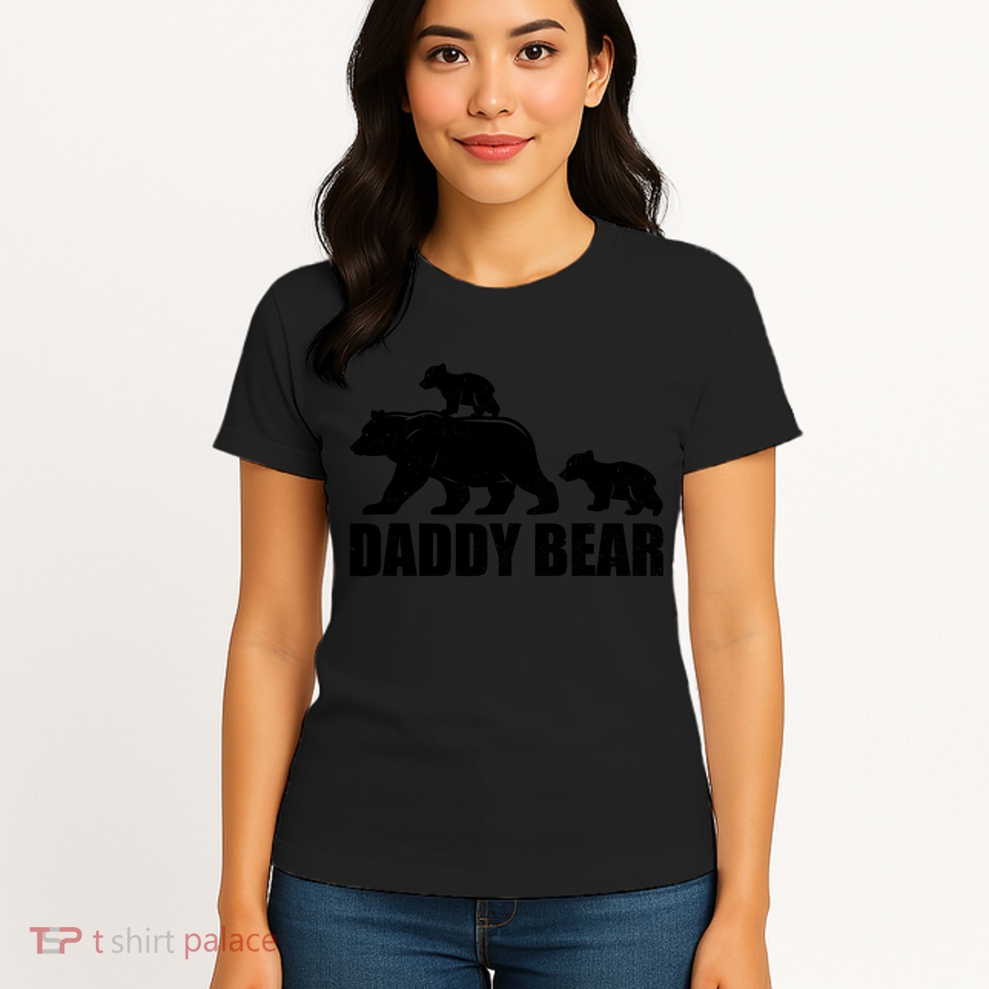 Daddy Bear 2 Cubs Daddy Bear Twin T Dad 2 T Women's T-Shirt