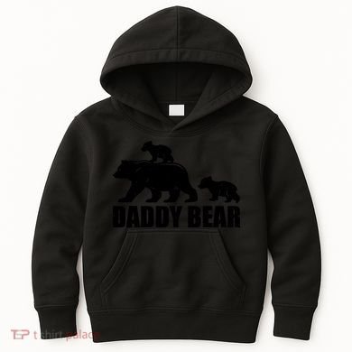Daddy Bear 2 Cubs Daddy Bear Twin T Dad 2 T Kids Hoodie