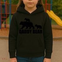 Daddy Bear 2 Cubs Daddy Bear Twin T Dad 2 T Kids Hoodie thumb 3