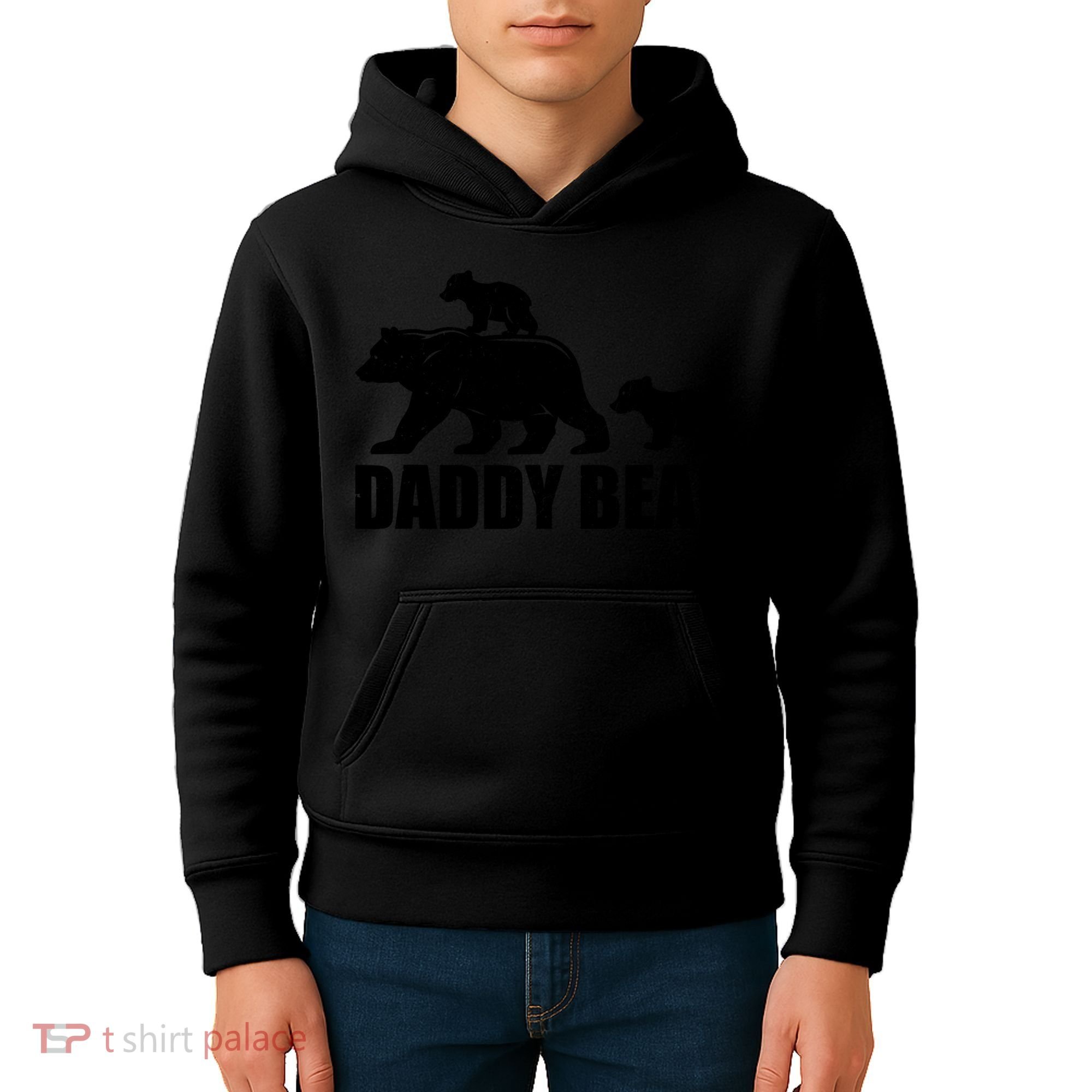 Daddy Bear 2 Cubs Daddy Bear Twin T Dad 2 T Kids Hoodie