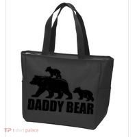 Daddy Bear 2 Cubs Daddy Bear Twin T Dad 2 T Tote Bag thumb 3