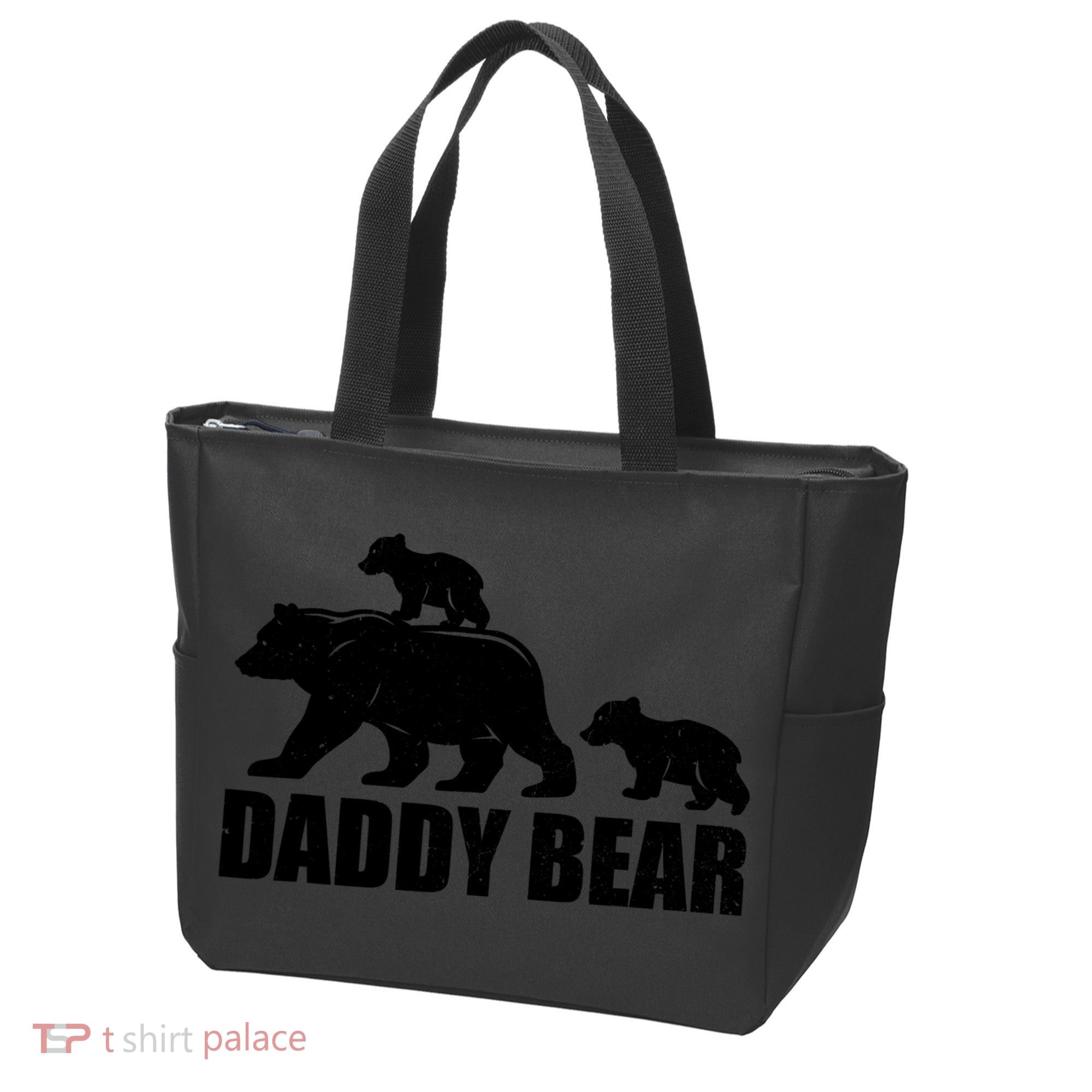 Daddy Bear 2 Cubs Daddy Bear Twin T Dad 2 T Tote Bag