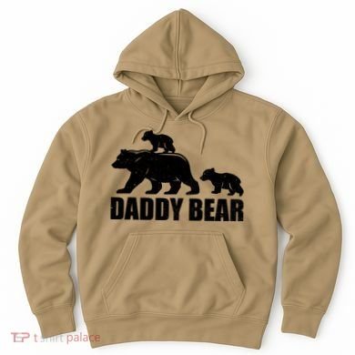 Daddy Bear 2 Cubs Daddy Bear Twin T Dad 2 T Hoodie