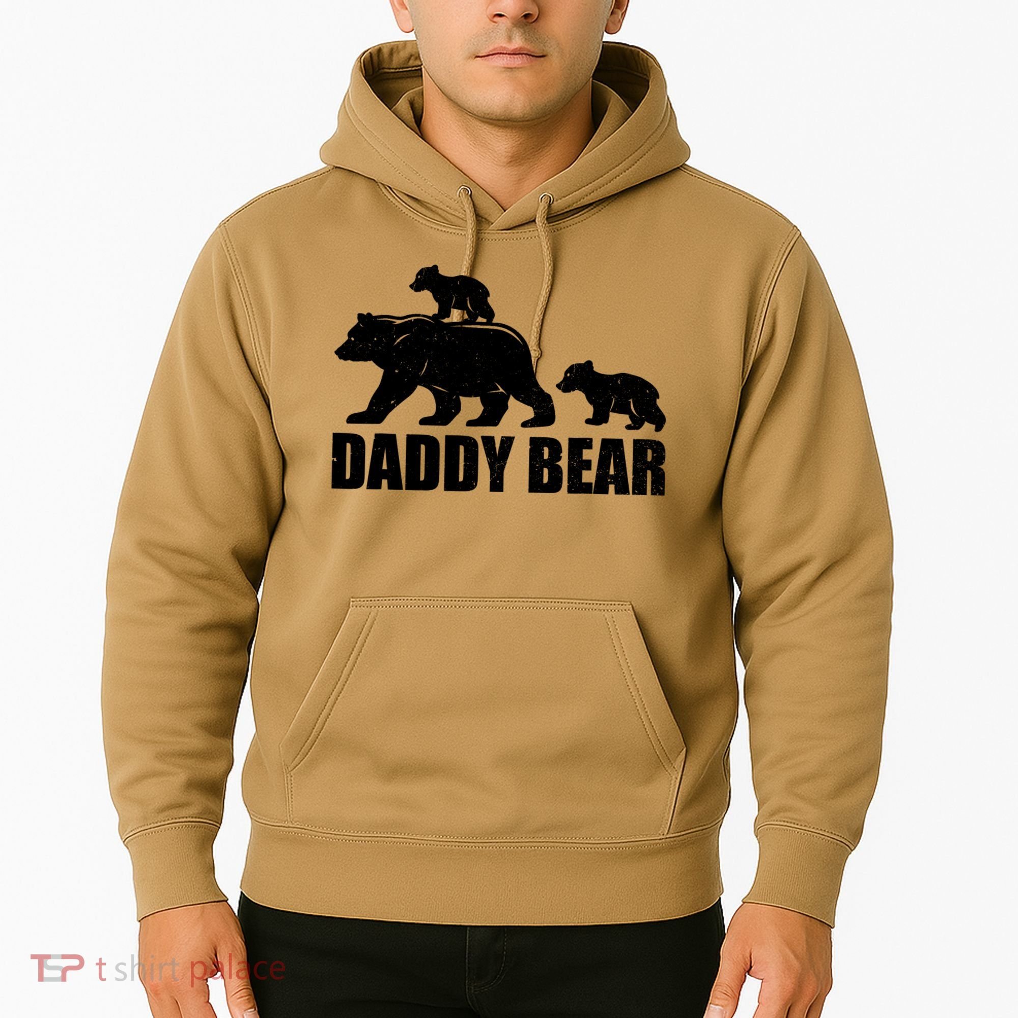 Daddy Bear 2 Cubs Daddy Bear Twin T Dad 2 T Hoodie