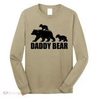 Daddy Bear 2 Cubs Daddy Bear Twin T Dad 2 T Long Sleeve Shirt thumb 0