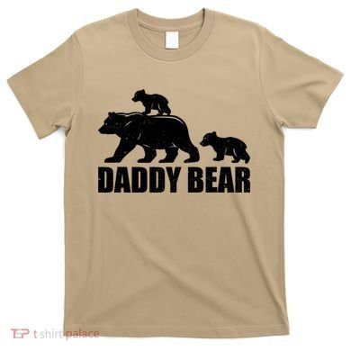 Daddy Bear 2 Cubs Daddy Bear Twin T Dad 2 T T-Shirt
