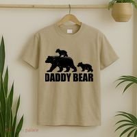 Daddy Bear 2 Cubs Daddy Bear Twin T Dad 2 T T-Shirt thumb 2