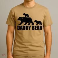 Daddy Bear 2 Cubs Daddy Bear Twin T Dad 2 T T-Shirt thumb 3