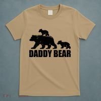 Daddy Bear 2 Cubs Daddy Bear Twin T Dad 2 T T-Shirt thumb 5