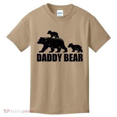 Daddy Bear 2 Cubs Daddy Bear Twin T Dad 2 T Kids T-Shirt