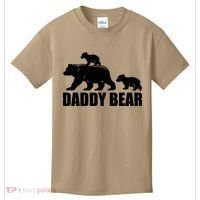 Daddy Bear 2 Cubs Daddy Bear Twin T Dad 2 T Kids T-Shirt thumb 0