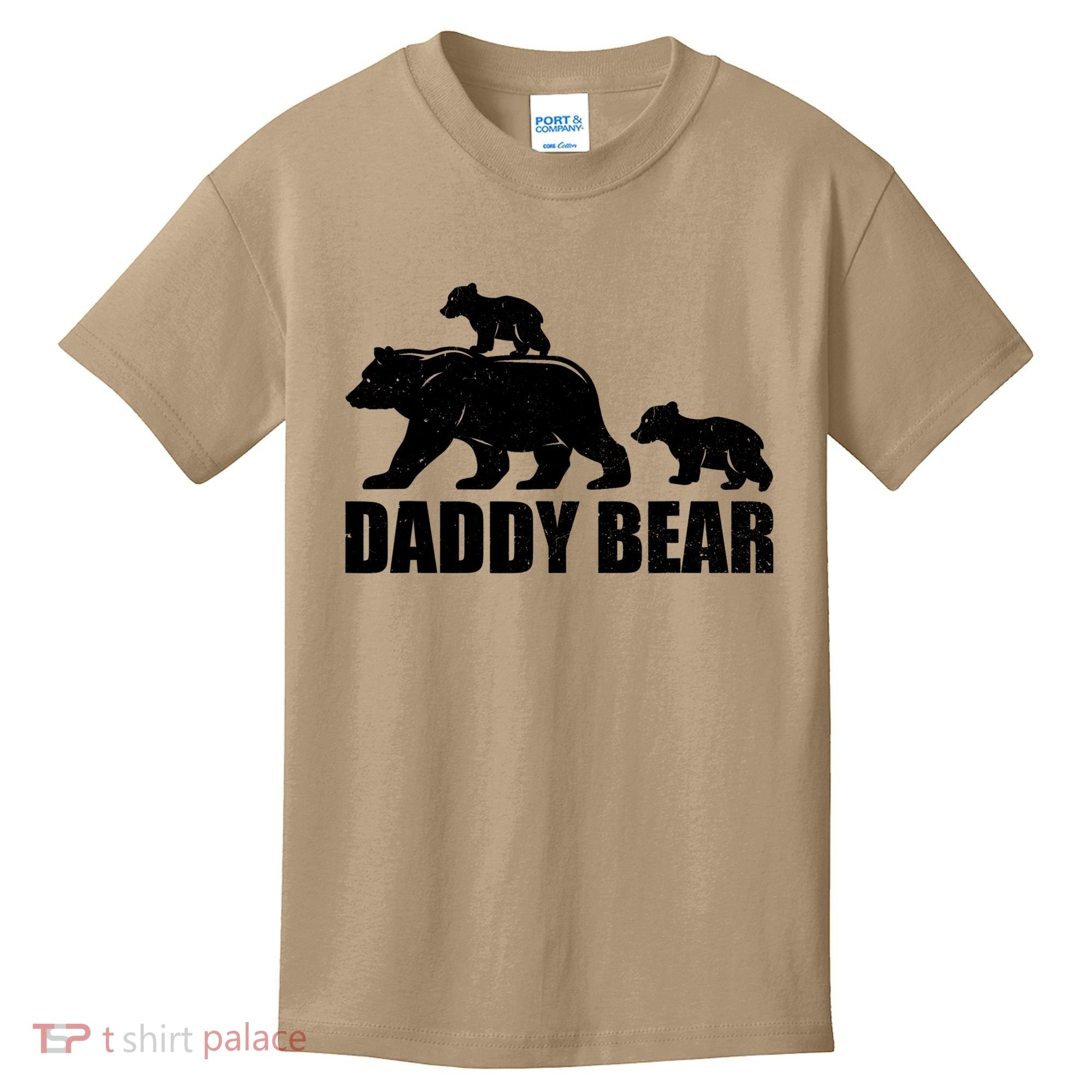 Daddy Bear 2 Cubs Daddy Bear Twin T Dad 2 T Kids T-Shirt