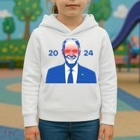 Dark Brandon 2024 Joe BidenS Campaign Kids Hoodie thumb 3