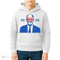 Dark Brandon 2024 Joe BidenS Campaign Kids Hoodie thumb 4