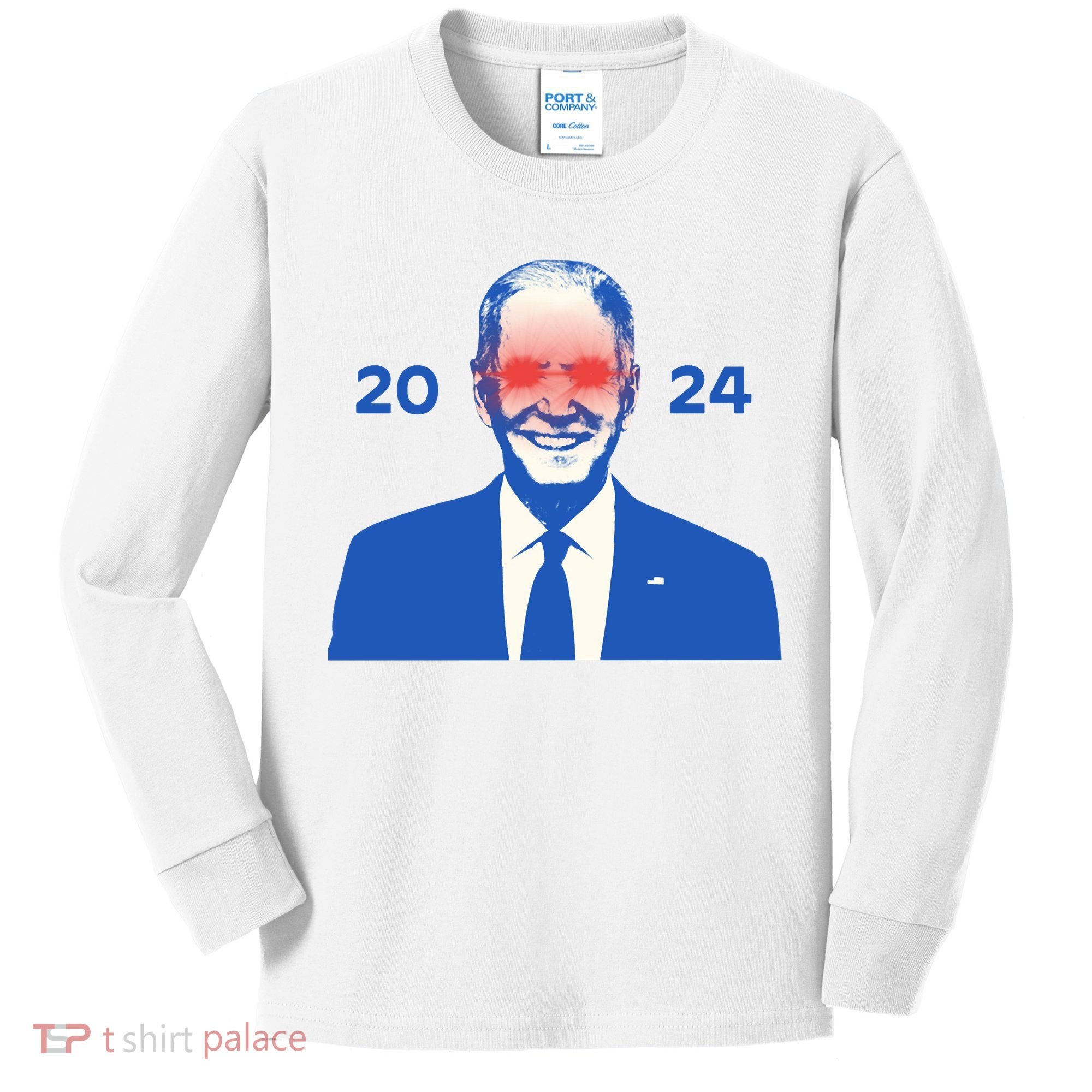 Dark Brandon 2024 Joe BidenS Campaign Kids Long Sleeve Shirt
