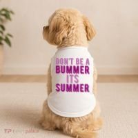 Dont Be A Bummer Its Summer Doggie Tank thumb 2