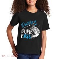 DonT Be A Dumb Bass Angler Saying FatherS Day Outfit Kids T-Shirt thumb 2