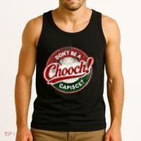 DonT Be A Chooch! Capisce Retro – Funny Italian American Tank Top thumb 3