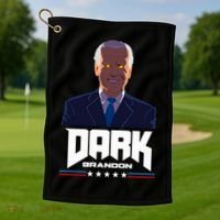 Dark Brandon Anti Joe Biden Golf Towel thumb 1