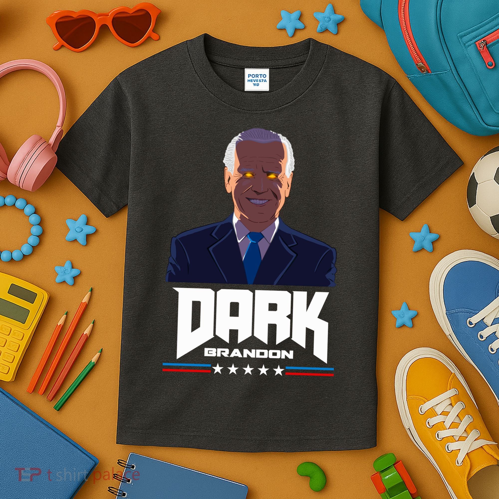 Dark Brandon Anti Joe Biden Kids T-Shirt