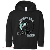 DonT Be A Dumb Bass Fishing Toddler Hoodie thumb 0