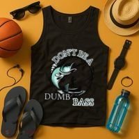 DonT Be A Dumb Bass Fishing Tank Top thumb 4