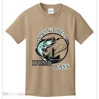 DonT Be A Dumb Bass Fishing Kids T-Shirt thumb 0