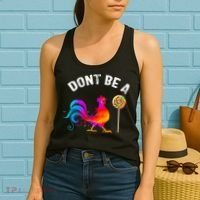 Dont Be A Sucker Funny Cock Rooster Fathers Day Women's Tank Top thumb 2