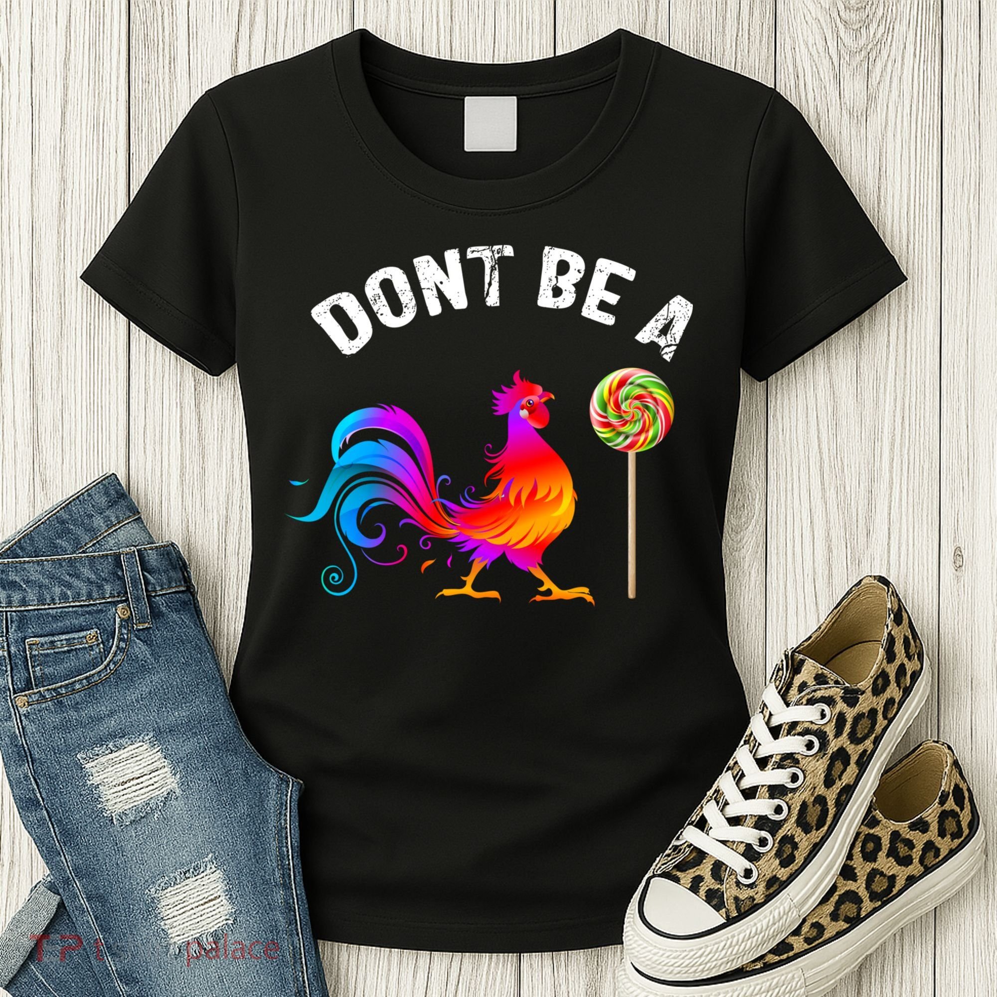 Dont Be A Sucker Funny Cock Rooster Fathers Day Women's T-Shirt