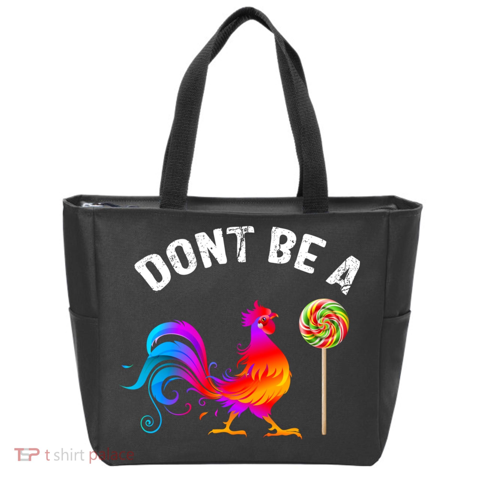 Dont Be A Sucker Funny Cock Rooster Fathers Day Tote Bag