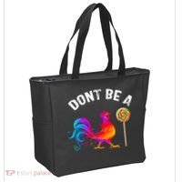 Dont Be A Sucker Funny Cock Rooster Fathers Day Tote Bag thumb 2