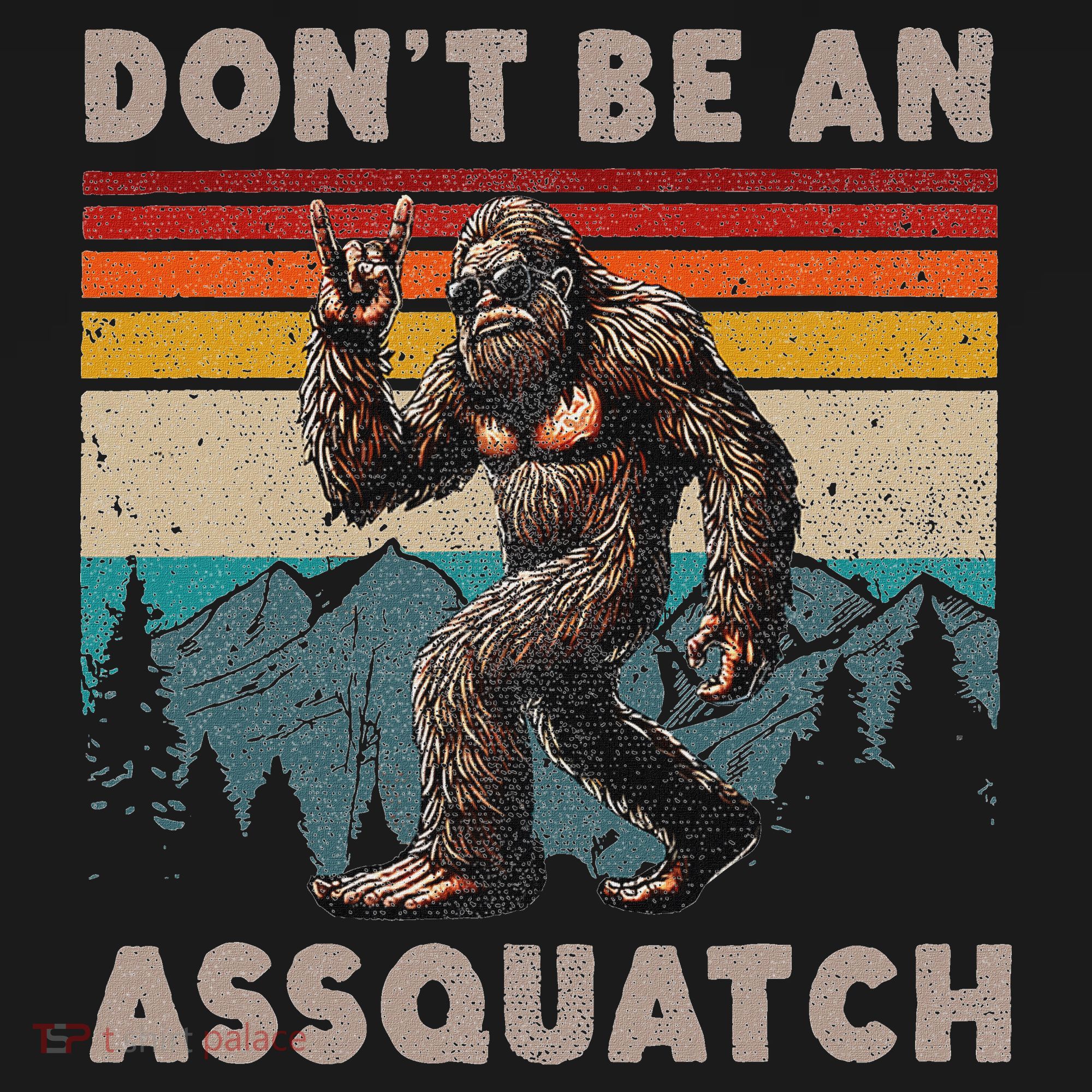 DonT Be An Assquatch Outdoor Sasquatch Funny Bigfoot Hoodie