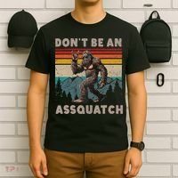 DonT Be An Assquatch Outdoor Sasquatch Funny Bigfoot T-Shirt thumb 6