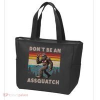 DonT Be An Assquatch Outdoor Sasquatch Funny Bigfoot Tote Bag thumb 3