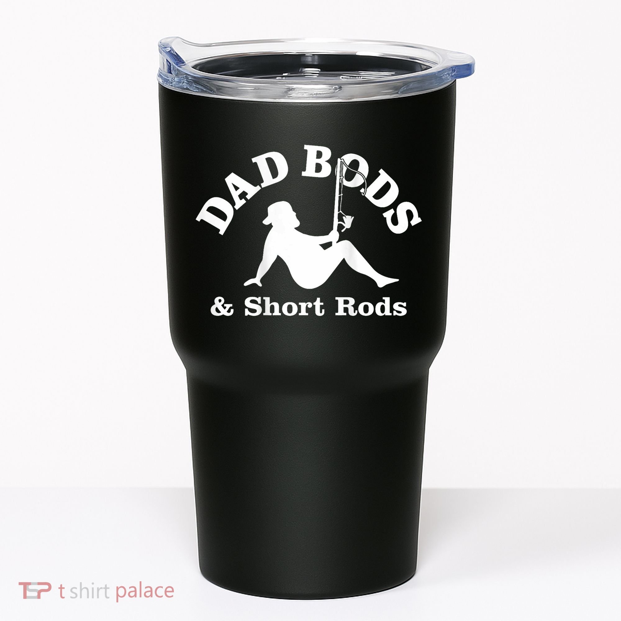 Dad Bods And Short Rods Funny Man Fishing Lovers Tumbler