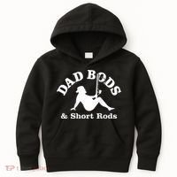 Dad Bods And Short Rods Funny Man Fishing Lovers Kids Hoodie thumb 0
