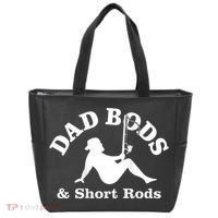 Dad Bods And Short Rods Funny Man Fishing Lovers Tote Bag thumb 0