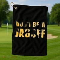 DonT Be A Jagoff Pittsburghese Distressed Golf Towel thumb 1