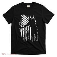 Dad Bowfishing Archer American Flag Vintage Great Gift T-Shirt thumb 0