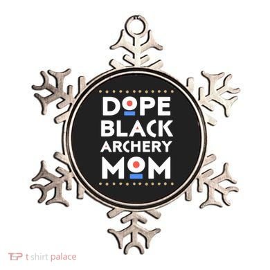 Dope Black Archery Mom African Pride Hbcu Melanin Sports Great Gift Ornament