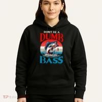 DonT Be A Dumb Bass Funny Fishing Hoodie thumb 5