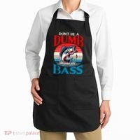 DonT Be A Dumb Bass Funny Fishing Apron thumb 2