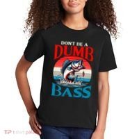 DonT Be A Dumb Bass Funny Fishing Kids T-Shirt thumb 2